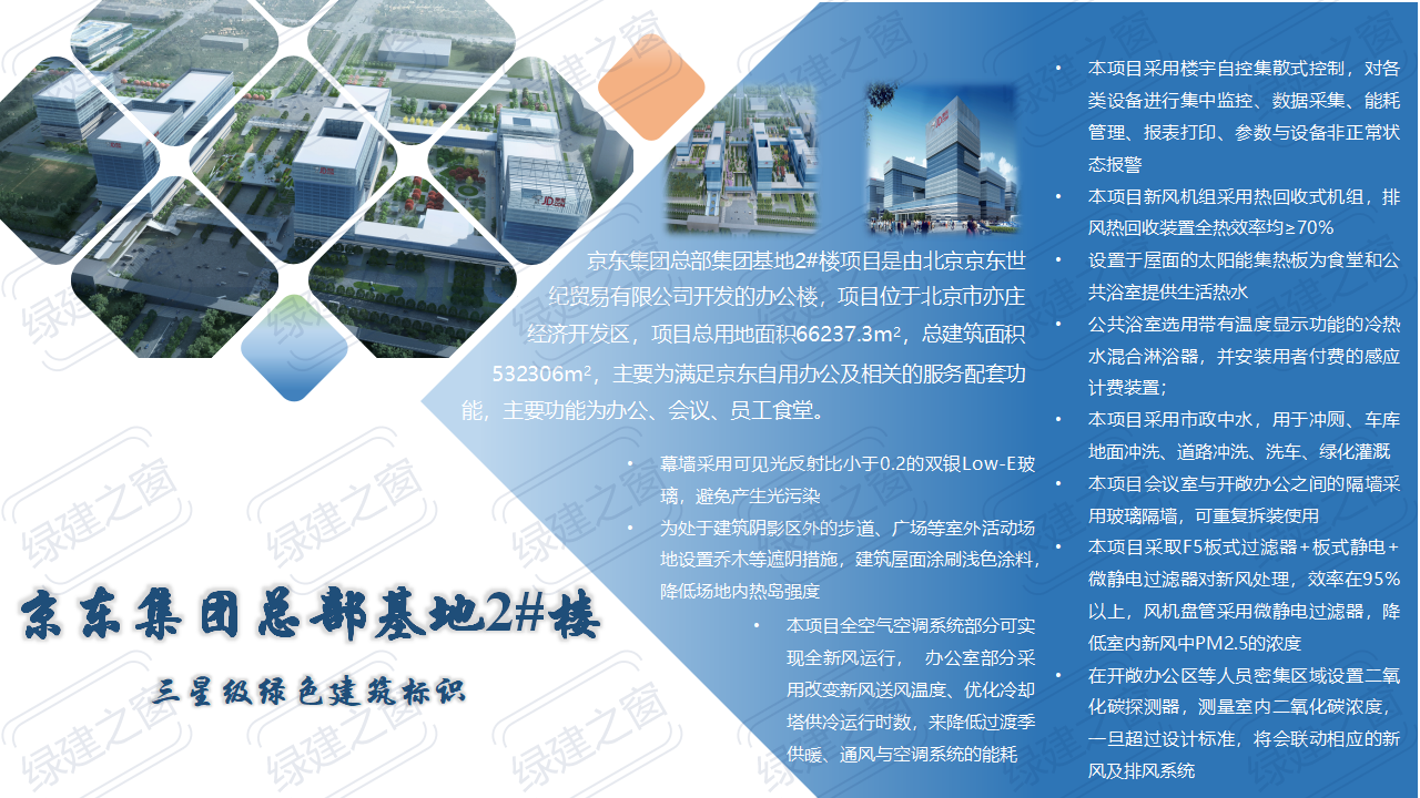 京東集團總部基地2#樓 三星級綠色建筑標識